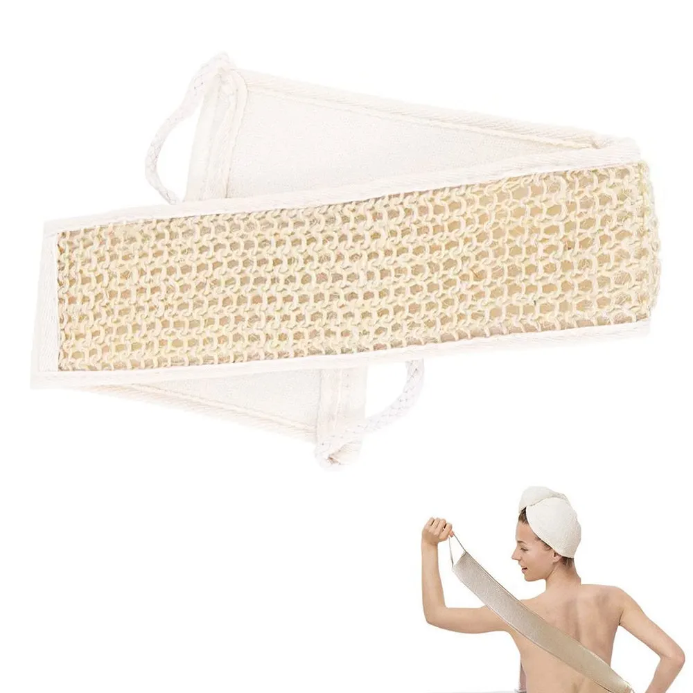 10 PC LOT Natural Back Scrubber Loofah Bath Shower Exfoliating Deep Clean Strap