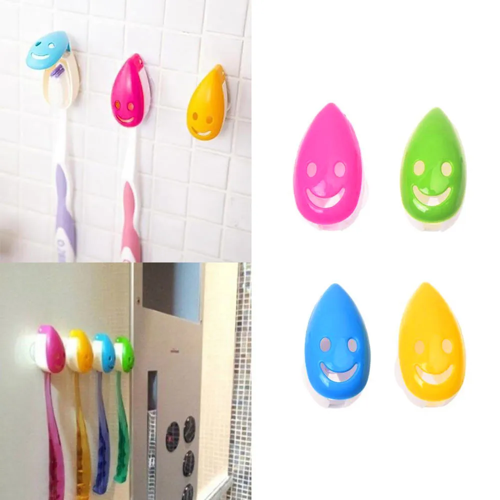 10 PC Set Toothbrush Caps Holder Toothpaste Squeezer Portable Suction Cup Kids
