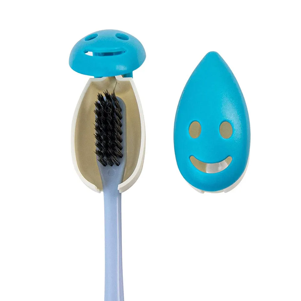 10 PC Set Toothbrush Caps Holder Toothpaste Squeezer Portable Suction Cup Kids