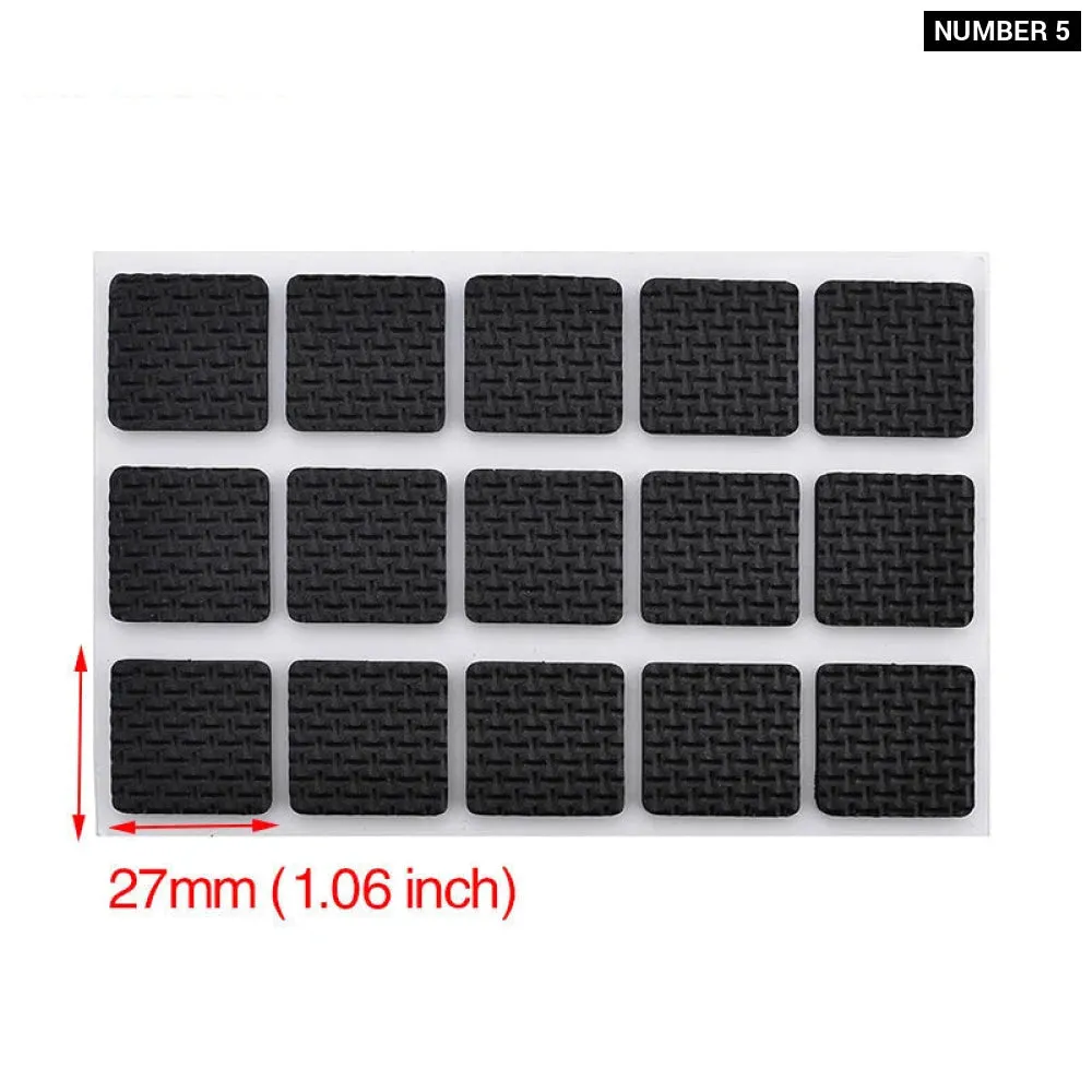 24 Piece Self Adhesive Furniture Leg Pads for Anti Slip Protection
