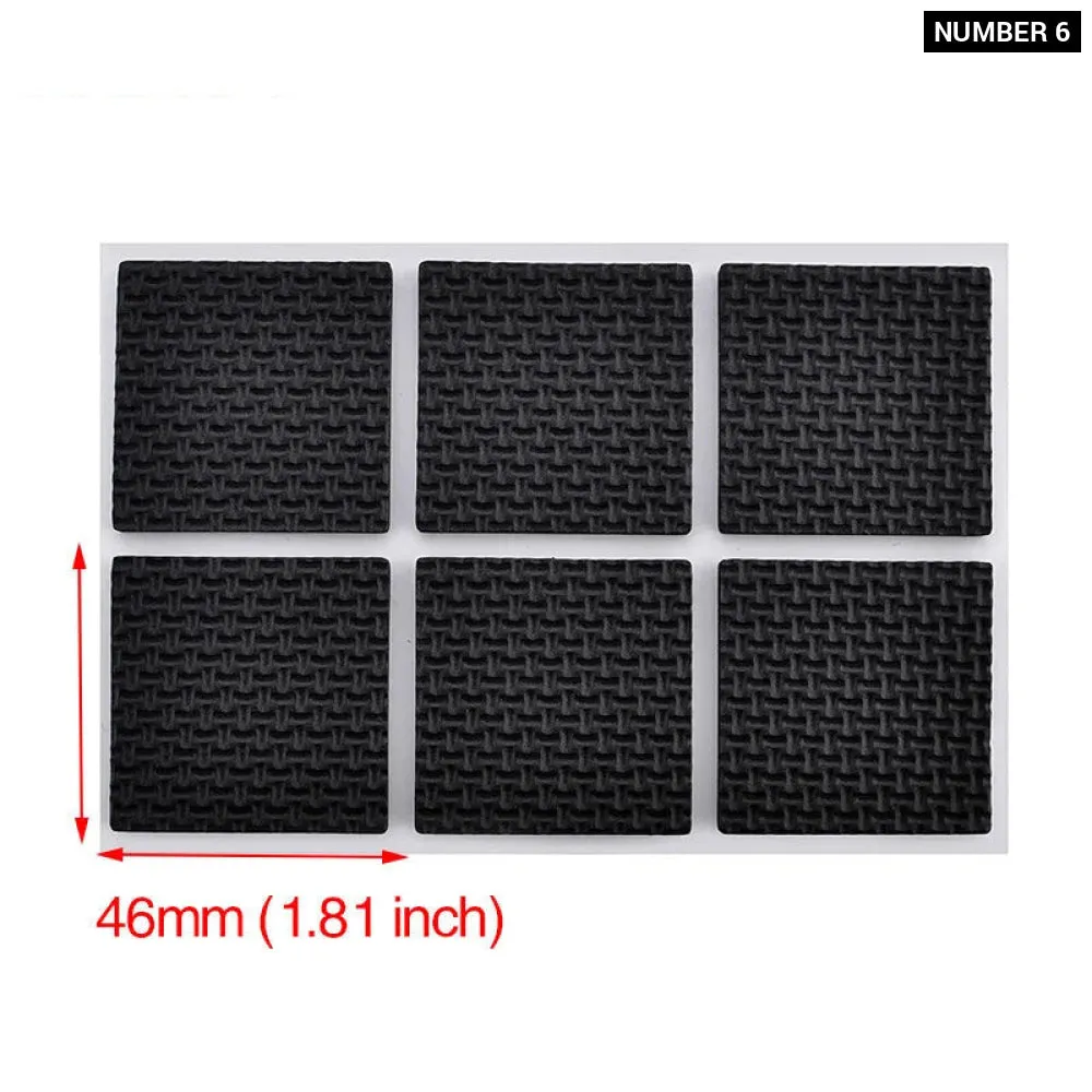 24 Piece Self Adhesive Furniture Leg Pads for Anti Slip Protection