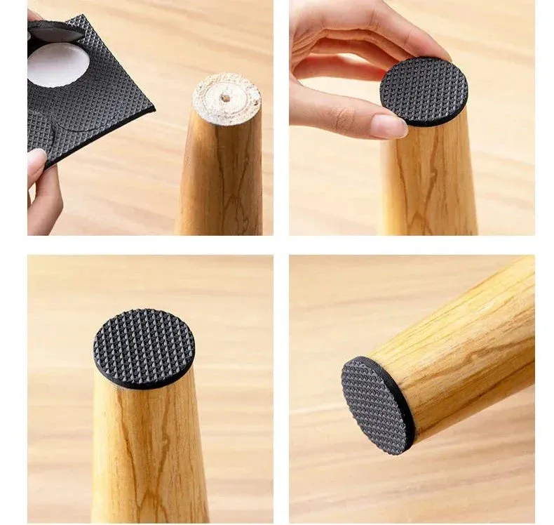 24 Piece Self Adhesive Furniture Leg Pads for Anti Slip Protection