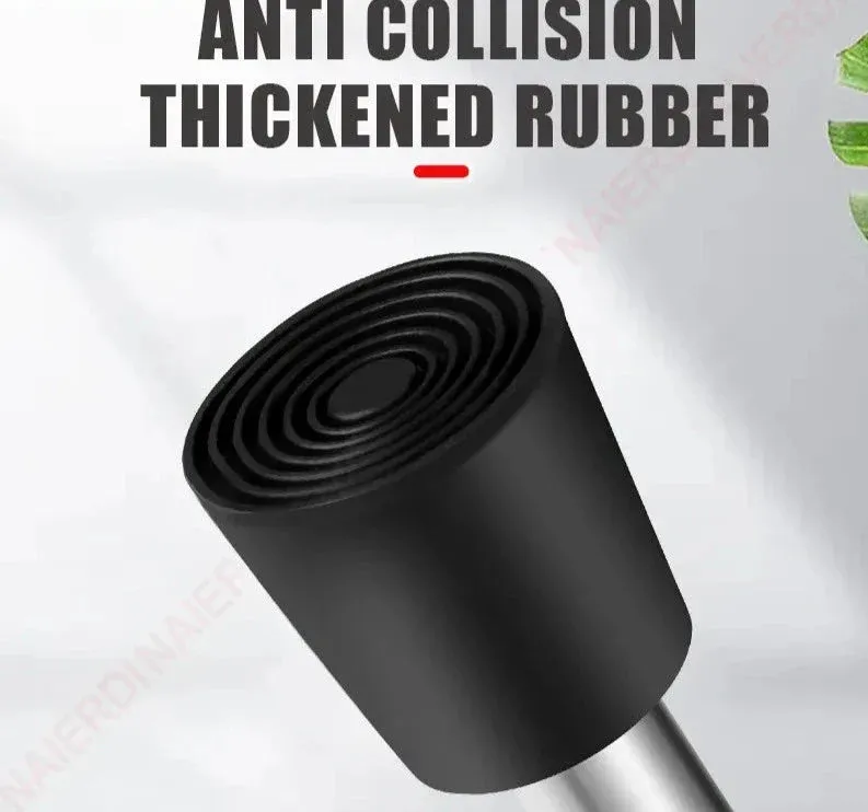 Adjustable Stainless Steel Door Stopper with Rubber Buffer
