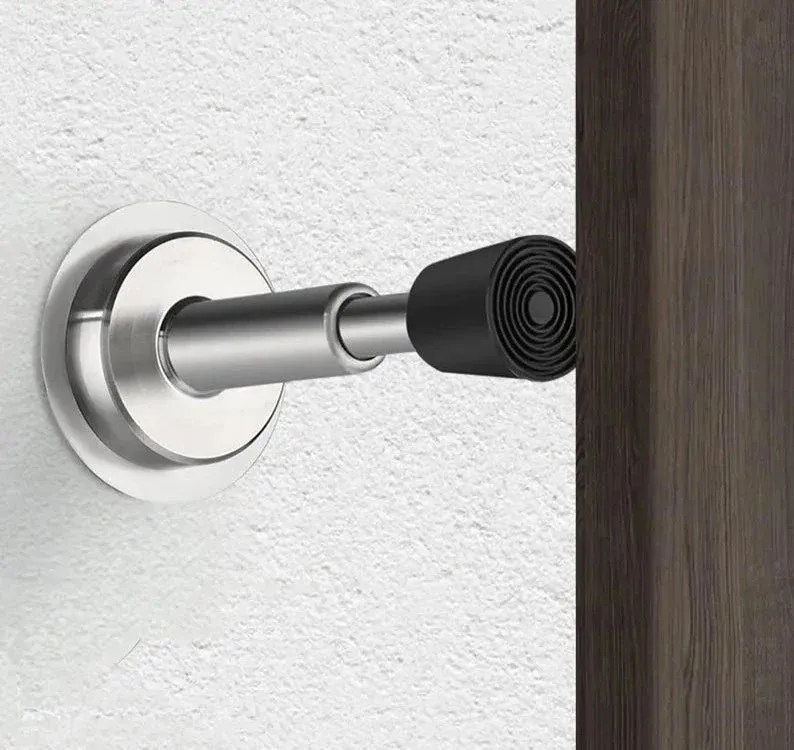 Adjustable Stainless Steel Door Stopper with Rubber Buffer