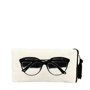 CUSTOM Sunglasses Case with Pocket for Second Pair of Glasses