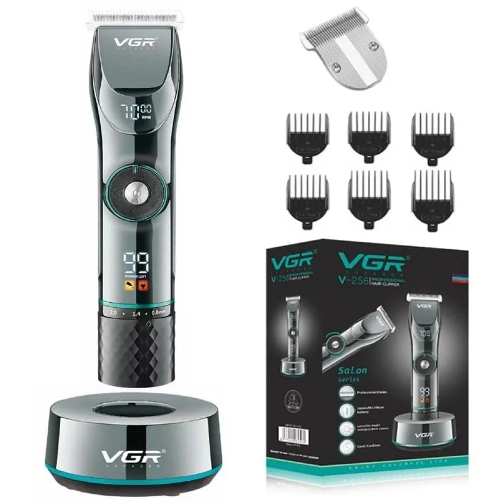 Electric Lithium Battery Rechargeable 15-speed Adjustable Hair Trimmer for Men