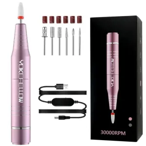 Electric Nail Drill Kit 30000rpm for Acrylic & Gel Nails