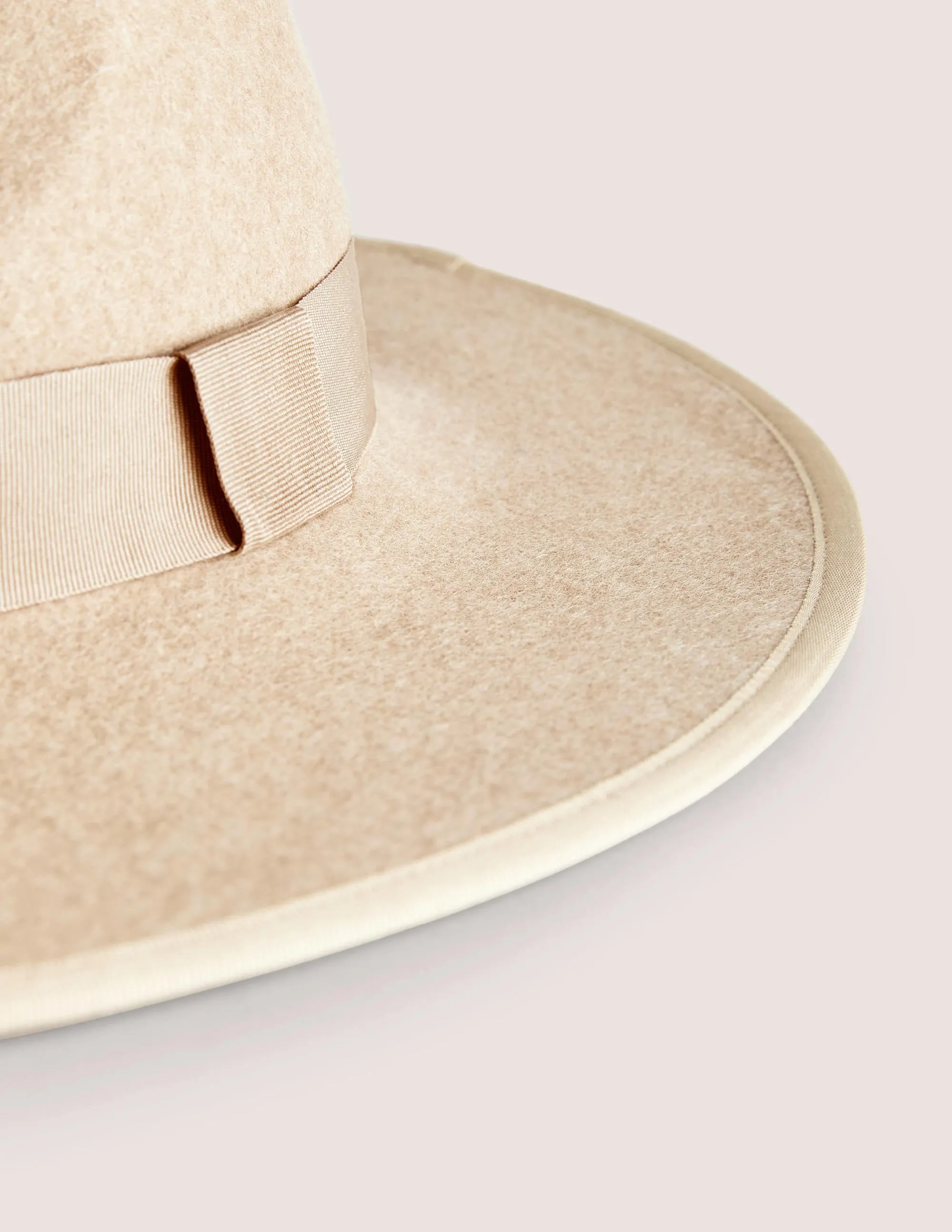 Felt Fedora Hat-Camel