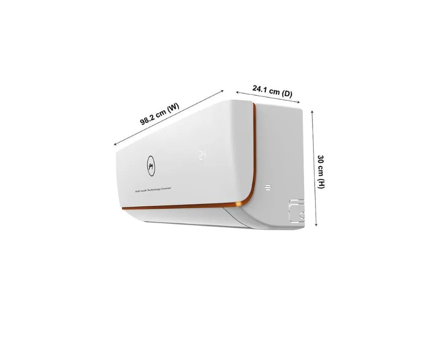 Godrej SIC 18DTC3 GWA AL 1.5 Ton 3 Star, Anti-Leak, 5-In-1 Convertible Cooling, Inverter Split AC (Model, AC 1.5T White)
