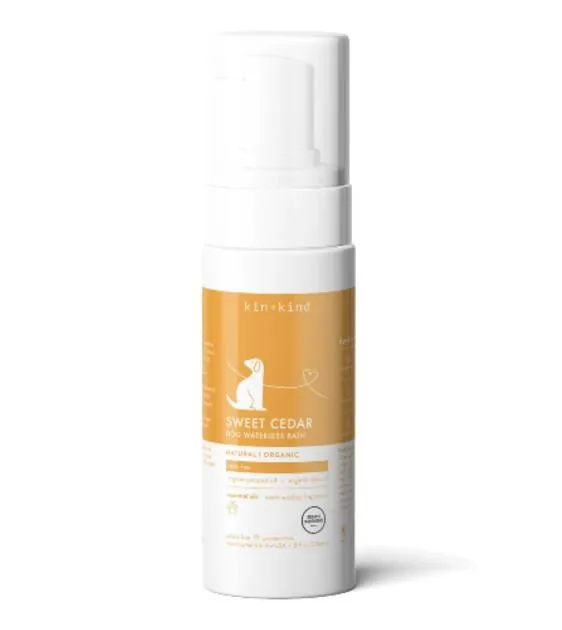 Kin Kind Sweet Cedar Waterless Dog Shampoo 8oz