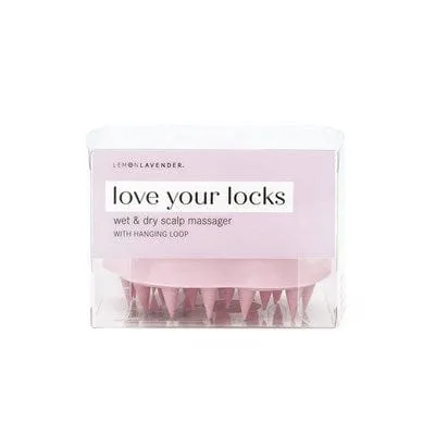 Pink- Love Your Locks Wet & Dry Scalp Massager