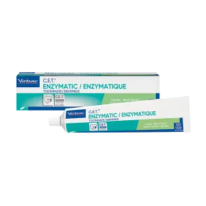 Virbac C.E.T.® Enzymatic Toothpaste, For Dogs And Cats - Vanilla Mint Flavor, 2.5-oz Tube