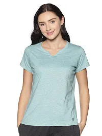 Women's rPET with Recycled Cotton Lazy Round Neck TShirt